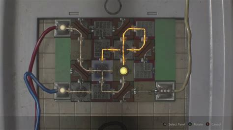 resident evil 2 circuit puzzle.